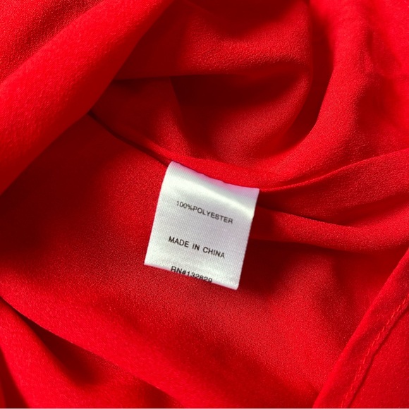 NWT Superdown Revolve Mercy Polka Dot Dress Red Size Small - Picture 14 of 16